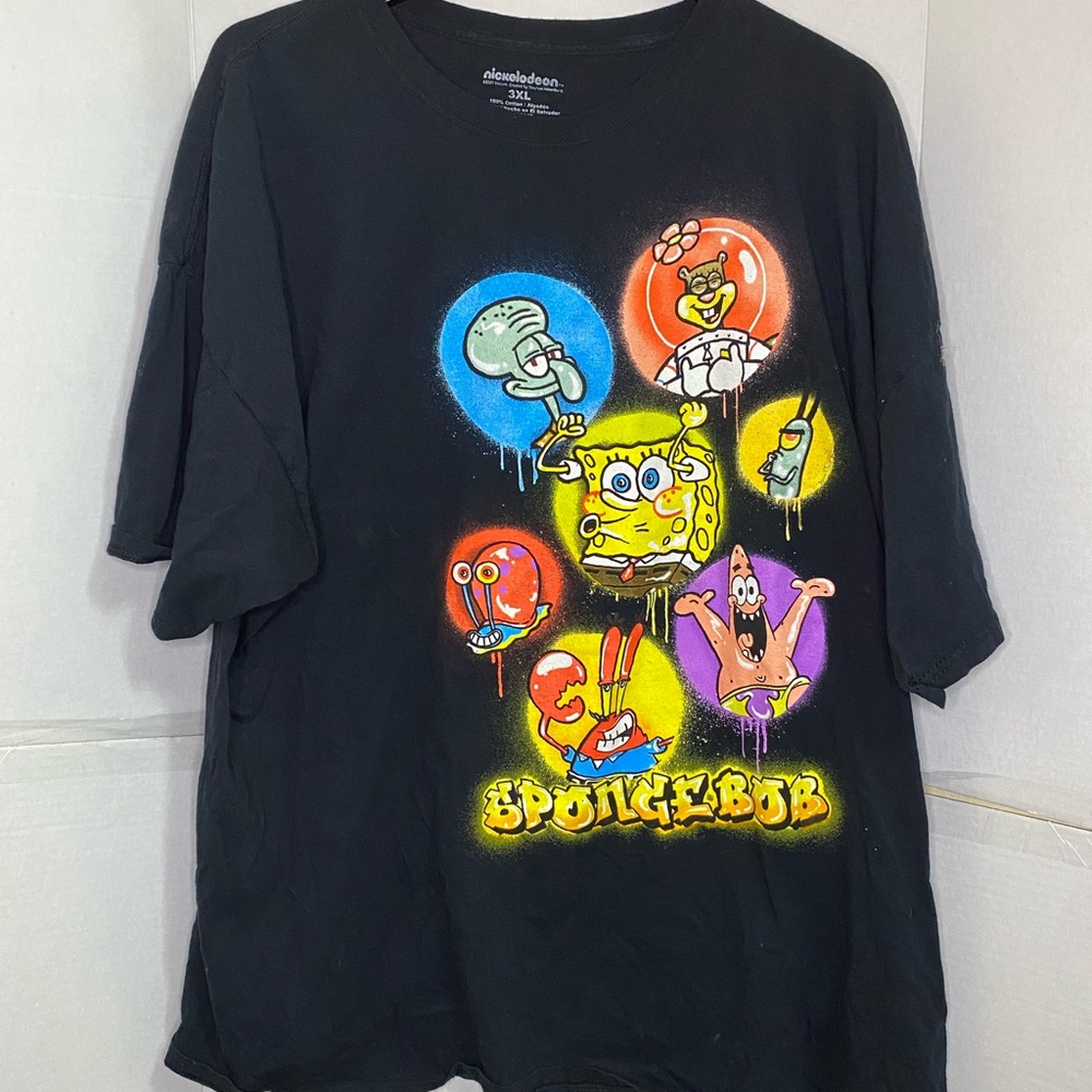 Nickelodeon Black SpongeBob Graphic T-Shirt